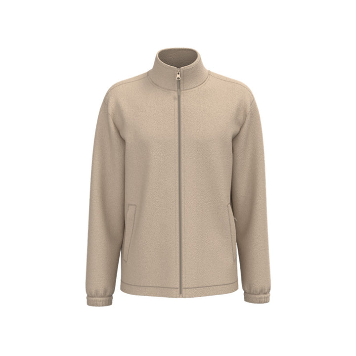Veste polaire beige unisexe personnalisée