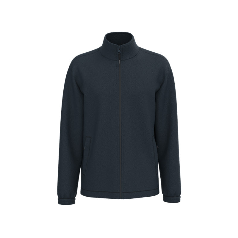 Veste polaire bleu marine unisexe personnalisée