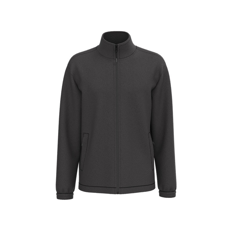 Veste polaire grise unisexe personnalisée