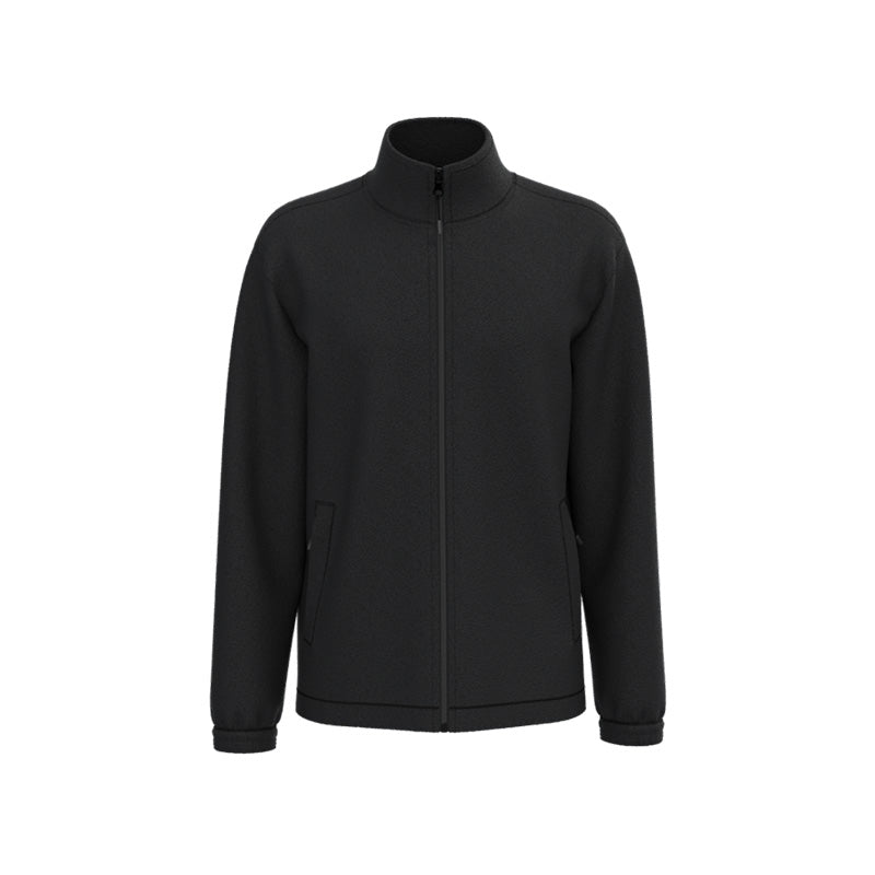 Veste polaire noire unisexe personnalisée