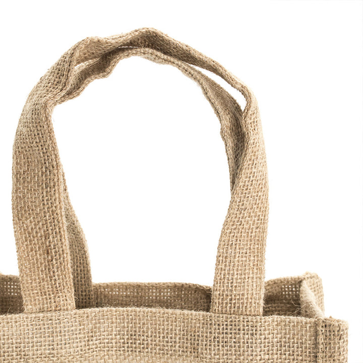 Sac résistant en jute laminée pour bouteilles de vin