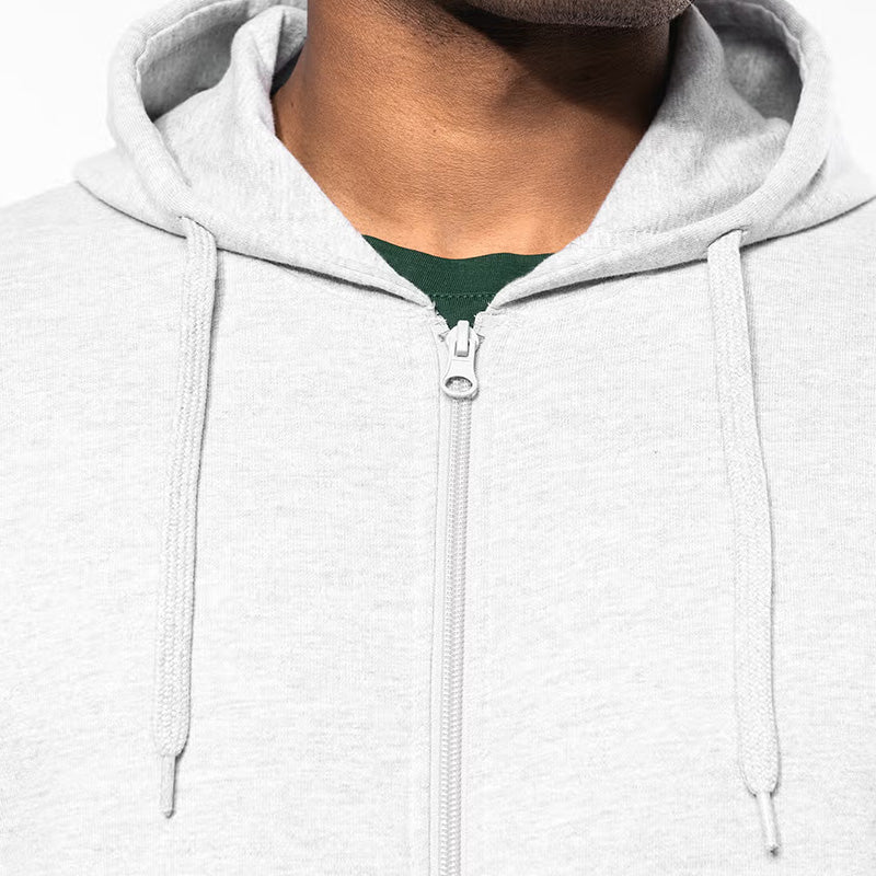 Zip du sweat-shirt unisexe personnalisé