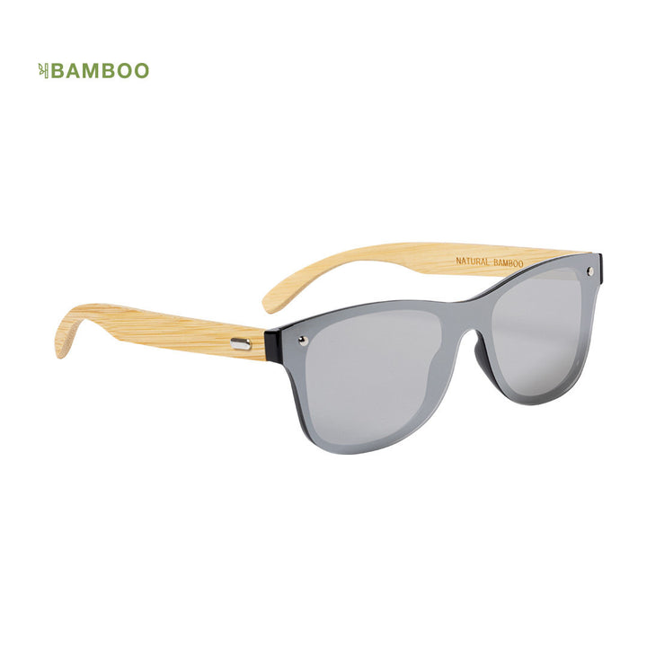 Lunettes de soleil en Bambou effet miroir - graham