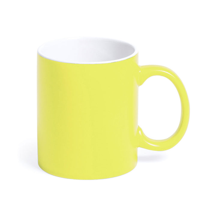 Tasse en céramique de couleur vive