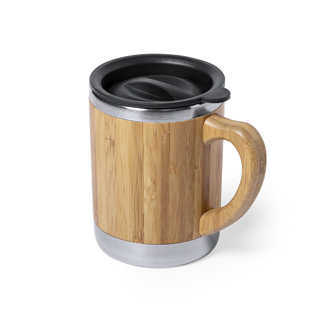 Tasse en Bambou avec couvercle