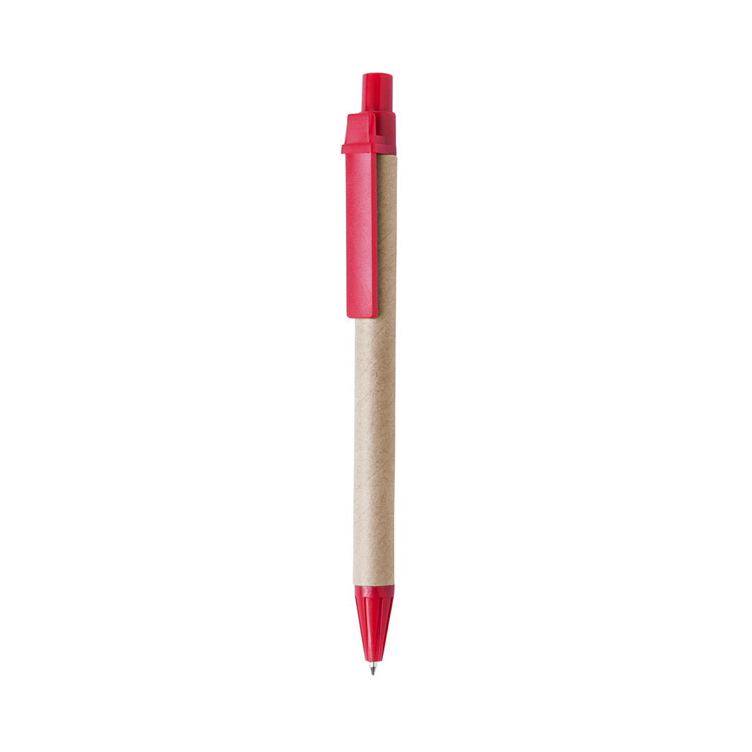 stylo carton rouge