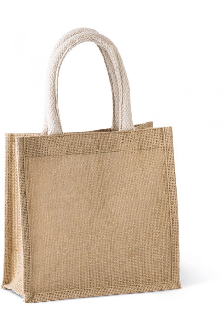 Burlap tote bag