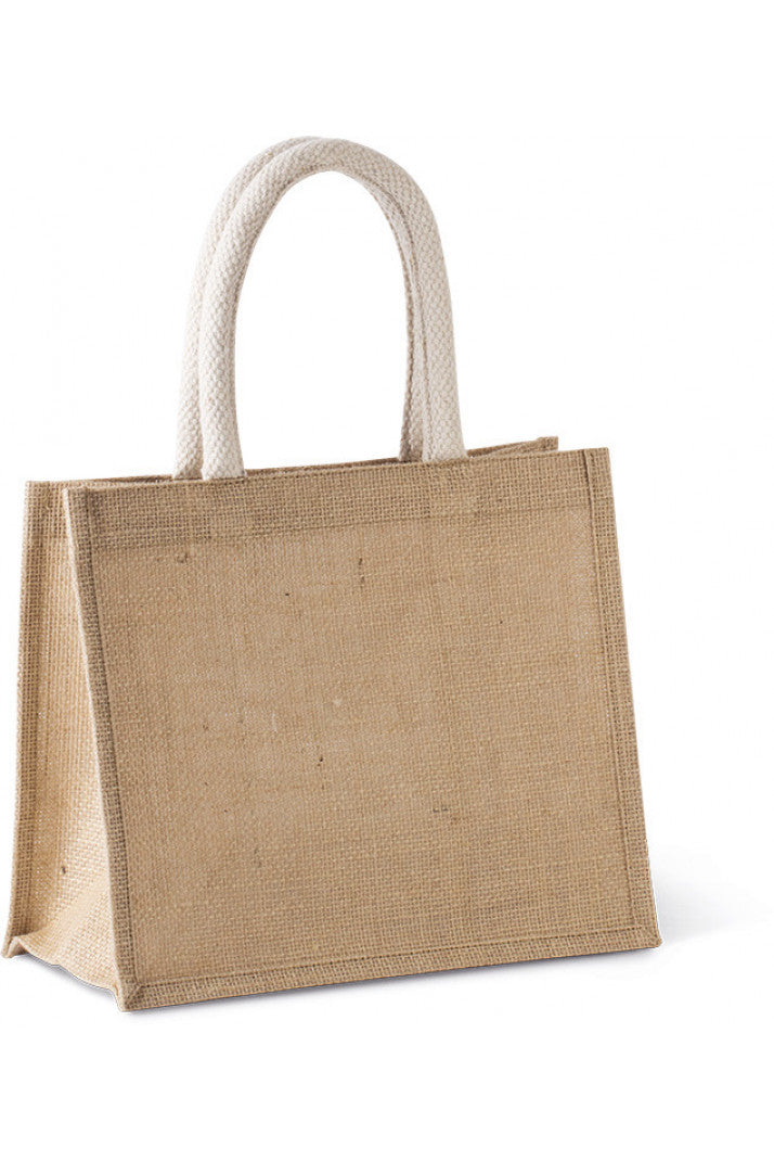 Sac cabas en toile de jute personnalisé - Plusieurs tailles