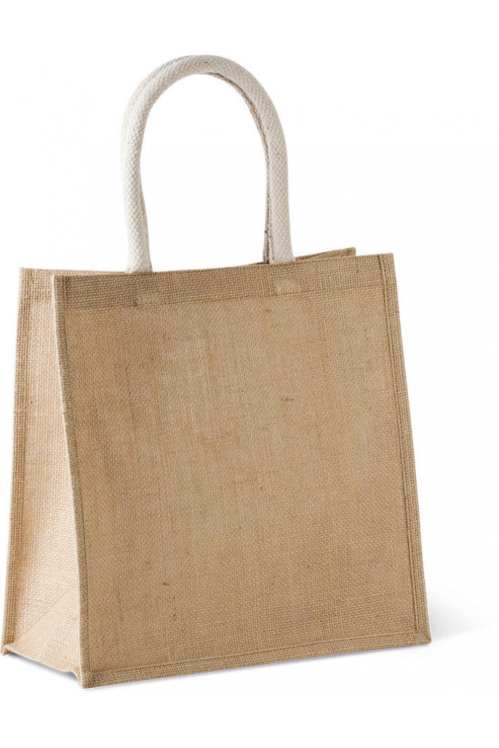 Burlap tote bag