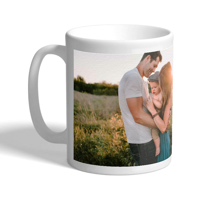 Mug blanc avec face extérieur personnalisable