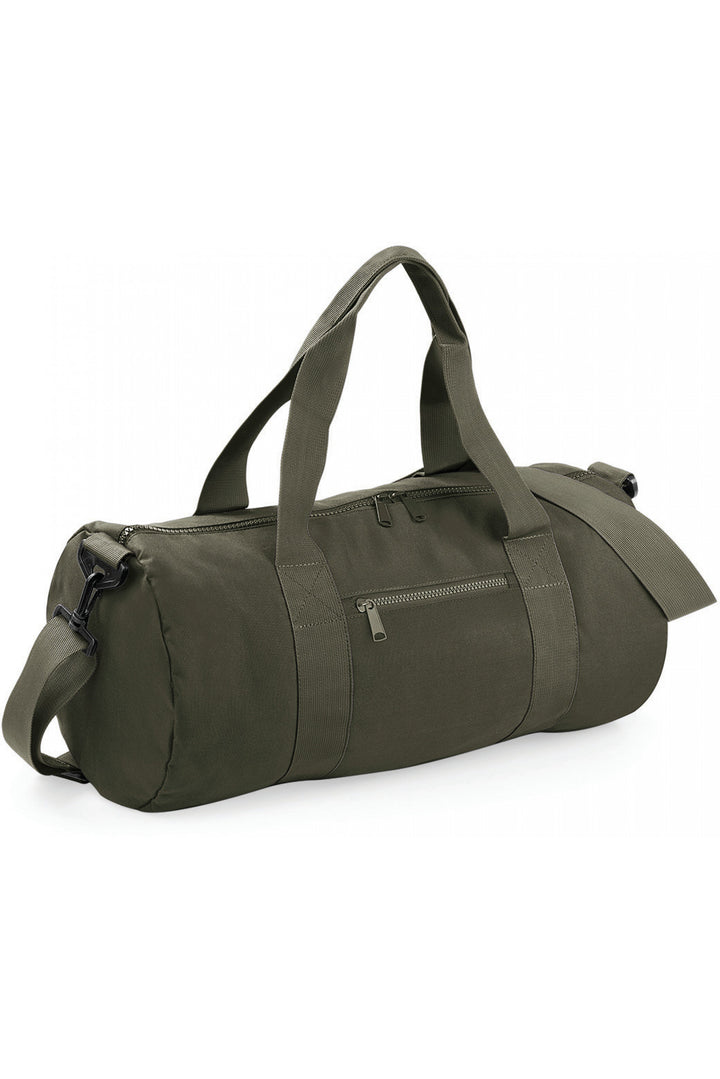 Sac de sport kaki army personnalisable avec poche zippée résistante