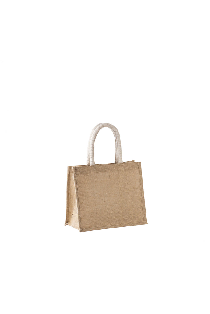 Burlap tote bag