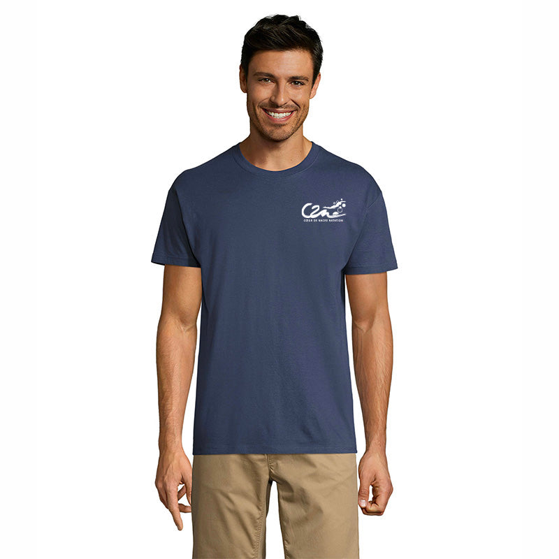 C2N - T-Shirt Bleu Marine