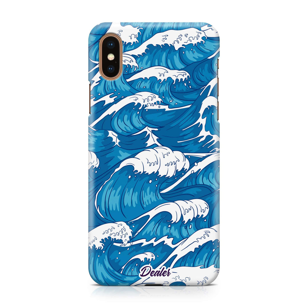 Dealer de coque Coque Coque Premium Vagues bleues