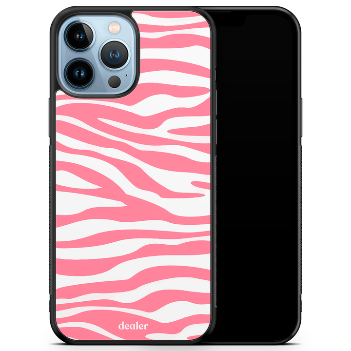 Dealer de Coque Coque animaux Noir Coque Zebre Rose