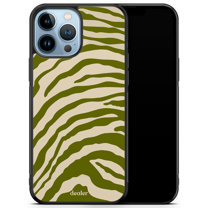 Dealer de Coque Coque animaux Noir Coque Zebre Vert