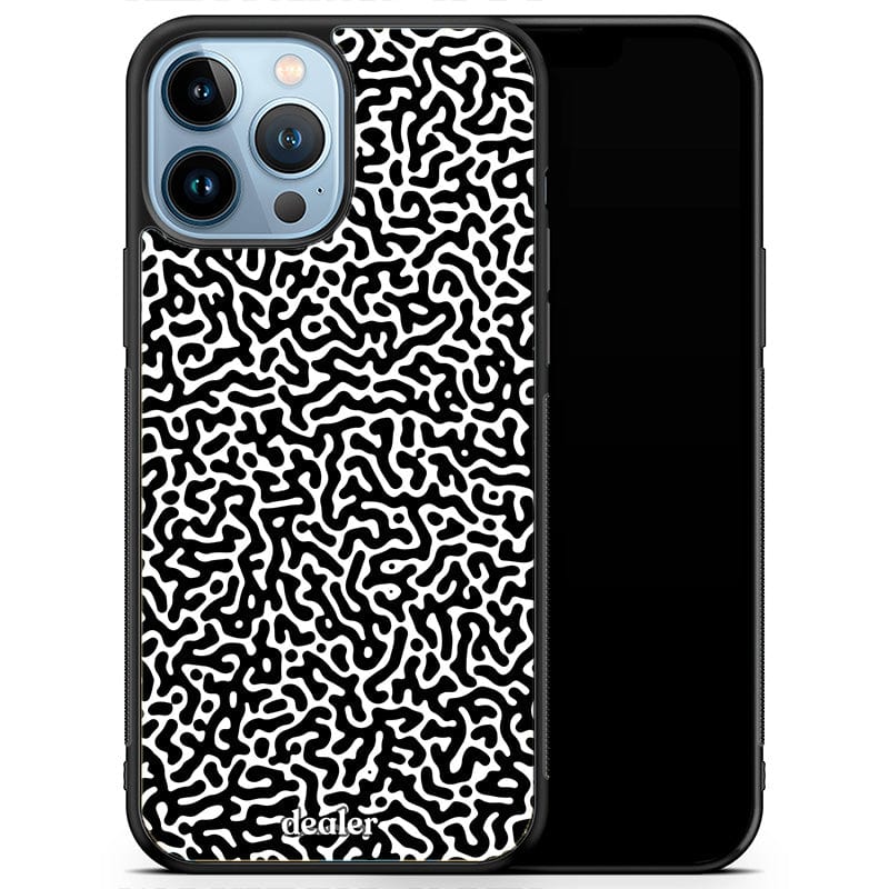 Dealer De Coque Coque Coque Abstrait Monochrome