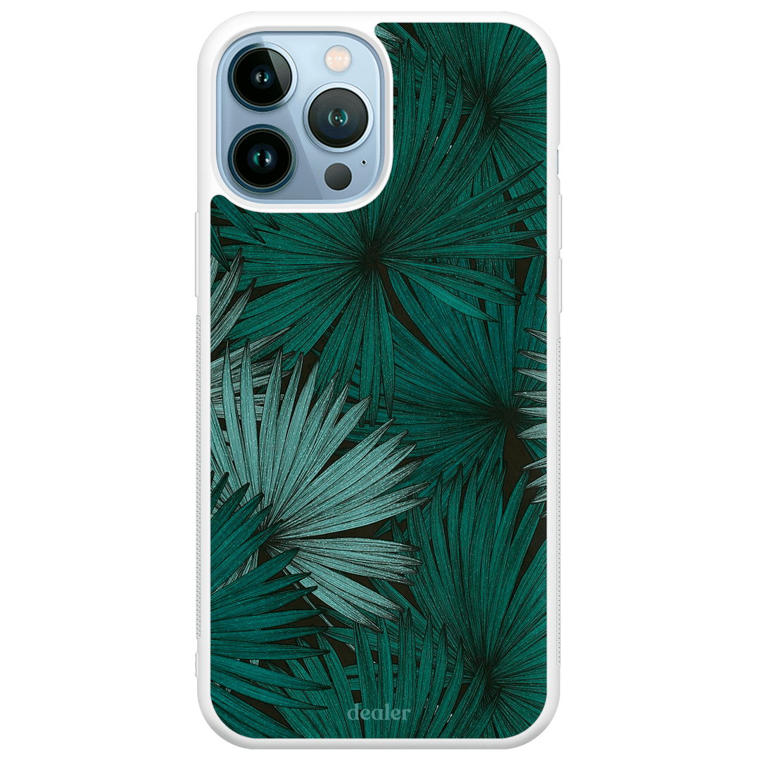 Coque de téléphone avec des palmiers, coque feuille palmier en silicone renforcé Dealer de coque