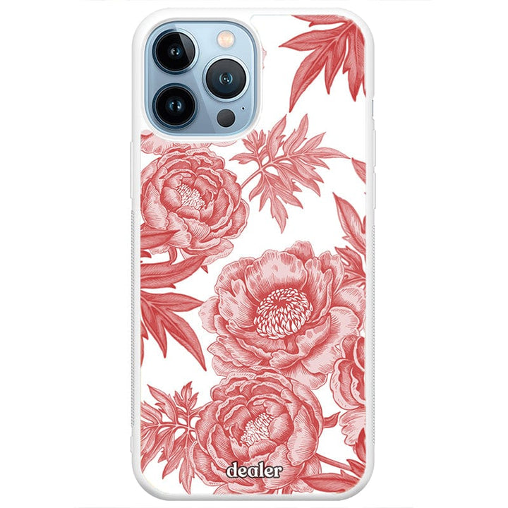 Dealer De Coque Coque Coque Fleur rouge