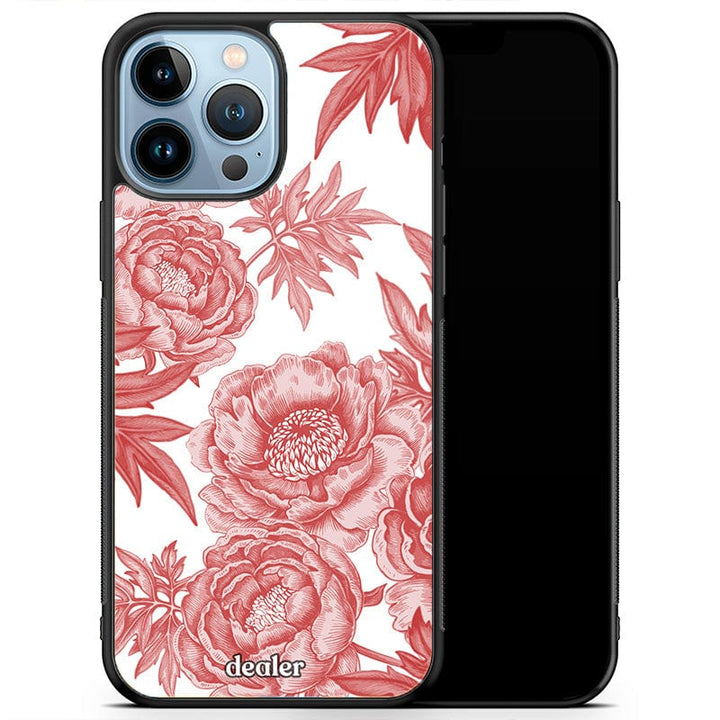 Dealer De Coque Coque Coque Fleur rouge