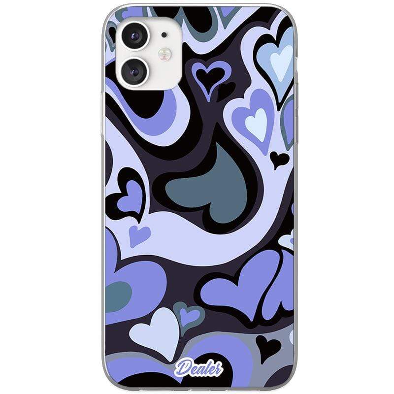 Dealer de Coque Coque Coque multicoeur bleue