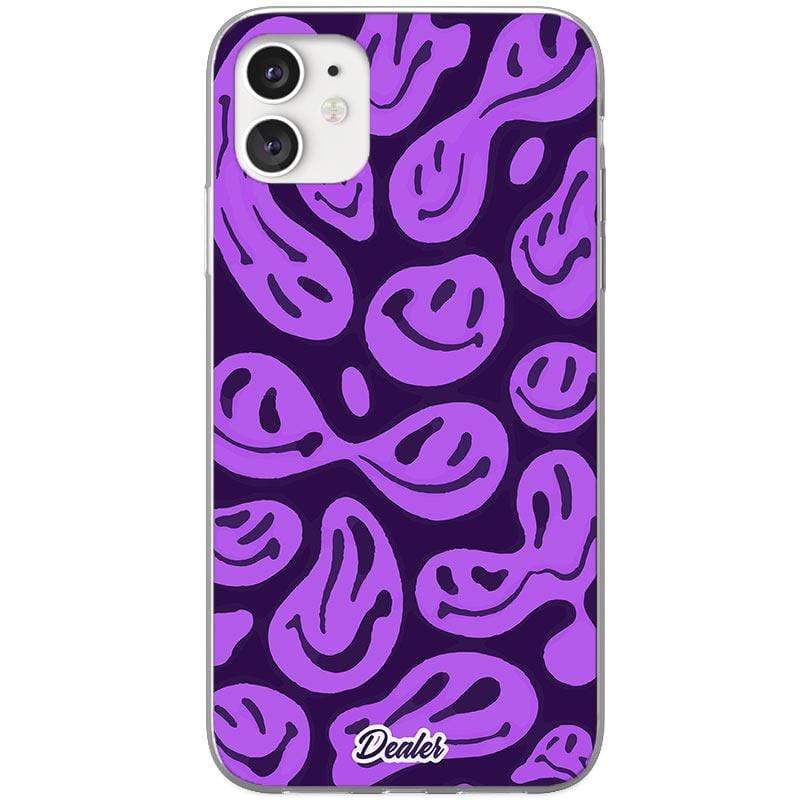 Dealer de Coque Coque Coque Smiley Violet