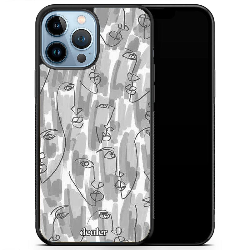 Dealer De Coque Coque Coque Visage abstrait