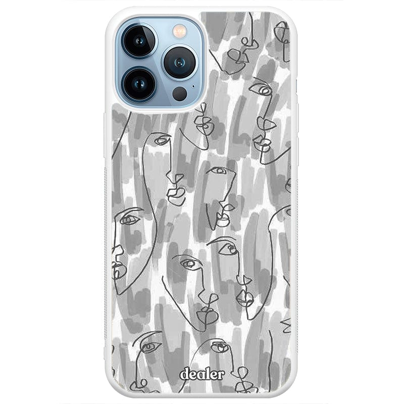 Dealer De Coque Coque Coque Visage abstrait