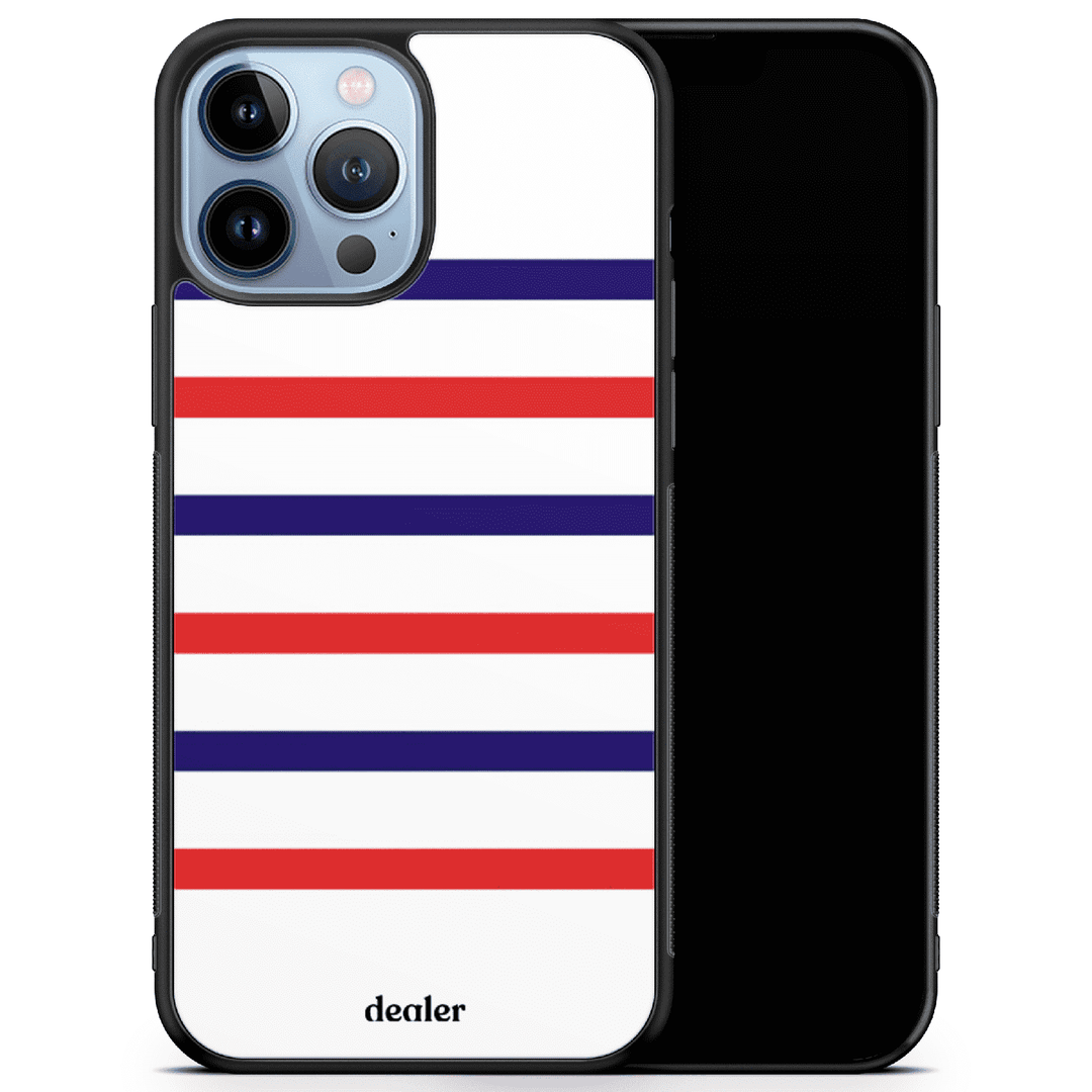 Coque téléphone couleurs France, coque marinière silicone renforcé Dealer de coque