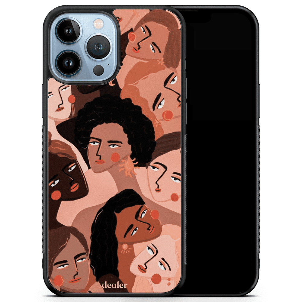 Dealer De Coque Coque Noir Coque Multitude de femmes