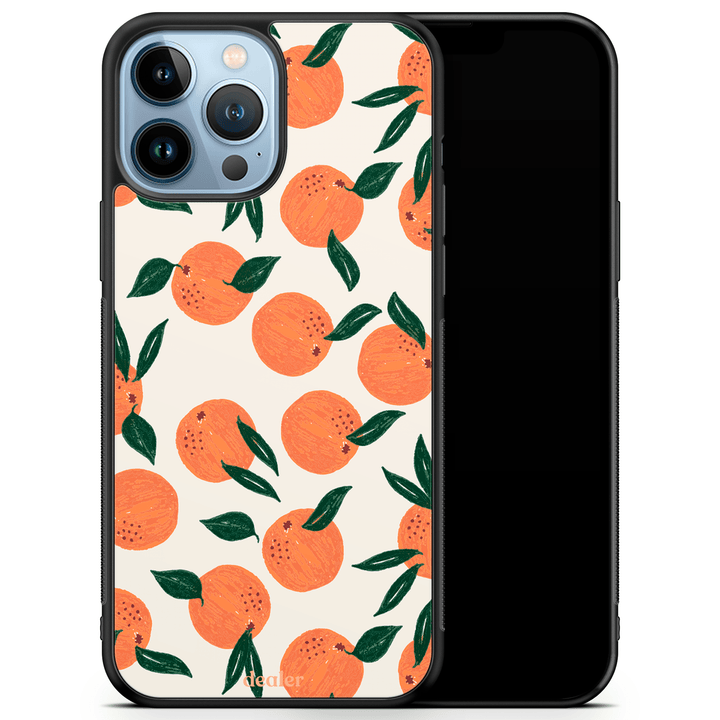 Coque téléphone avec des oranges, coque Orange en silicone renforcé Dealer de coque