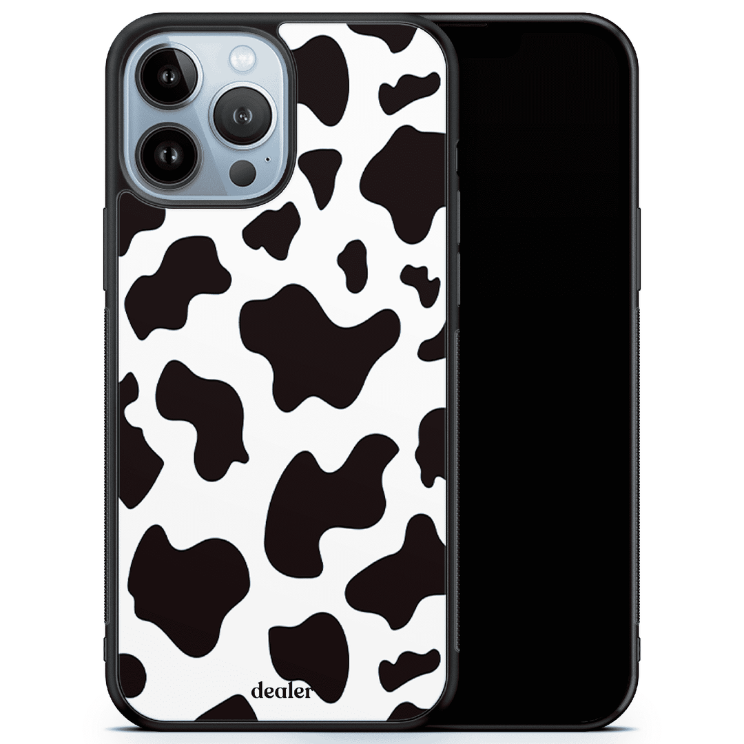 Coque avec des motifs de vache, coque vache en silicone renforcé Dealer de coque