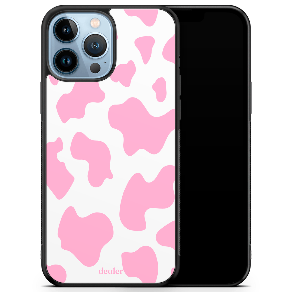 Dealer de Coque Coque Noir Coque Vache rose