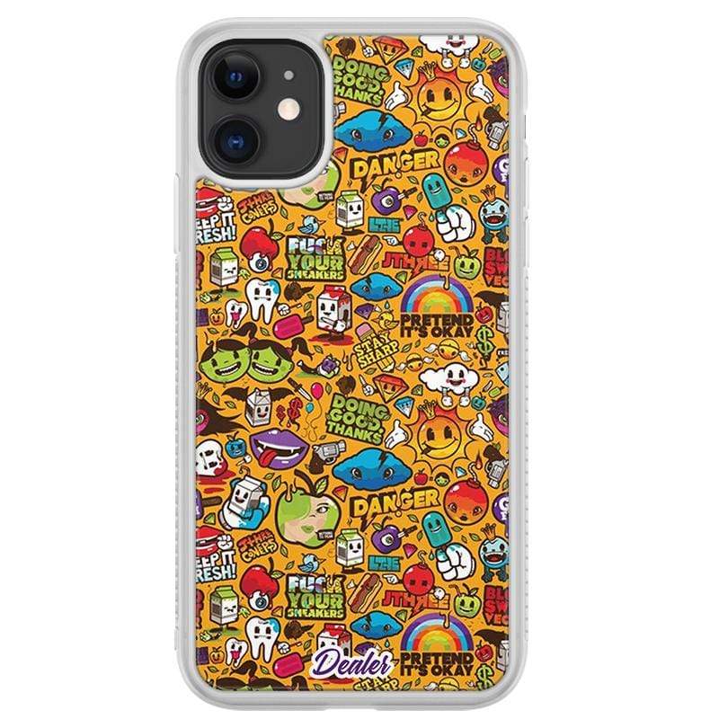 Dealer De Coque Coque COQUE ORANGE COMIC