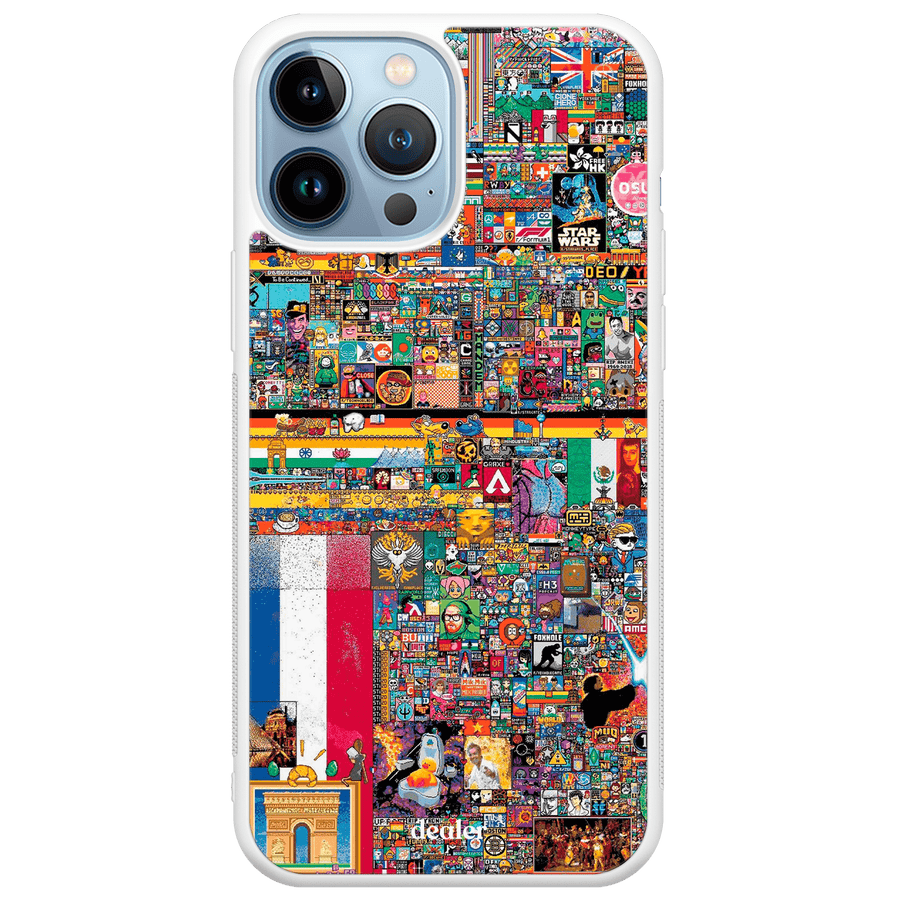 Dealer de coque Coque Transparent Coque Pixel War