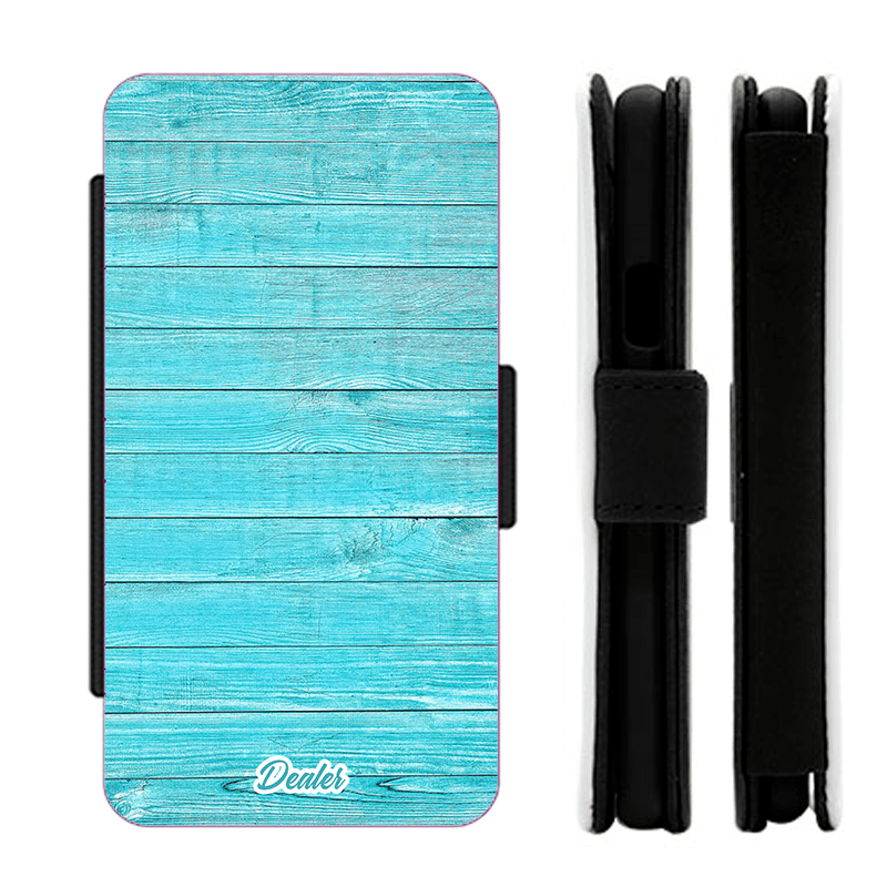 Dealer de coque Etui Abstrait Etui Bois bleu