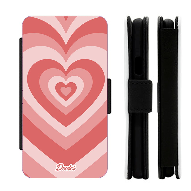 Dealer de coque Etui Love Etui Coeur Rose