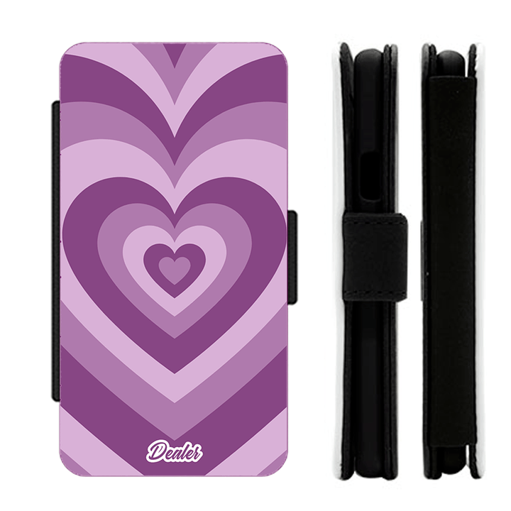 Dealer de coque Etui Love Etui Coeur Violet