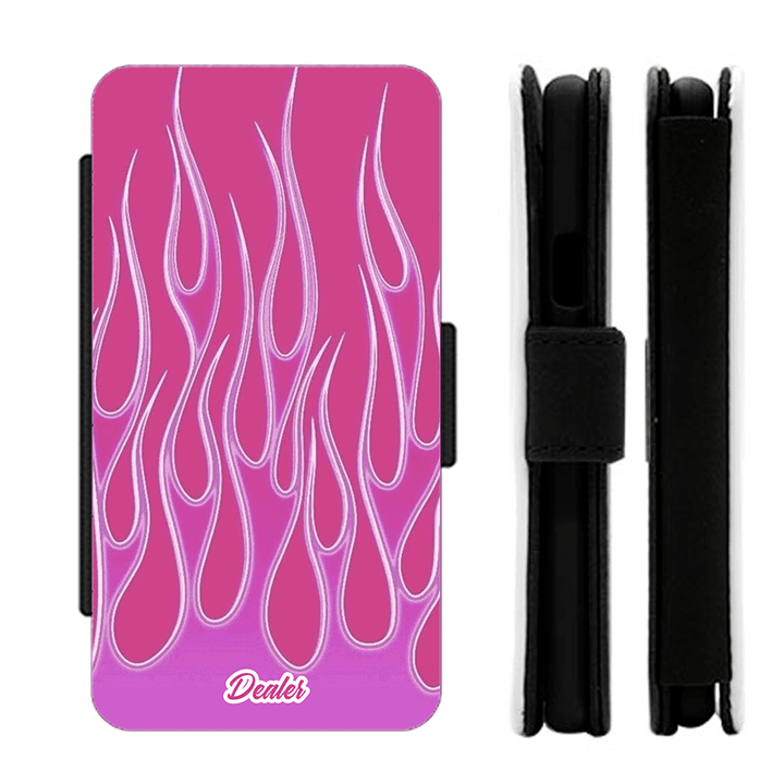 Dealer de coque Etui Flamme Etui Flammes Roses