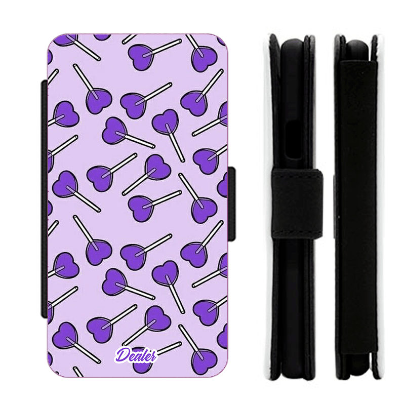 Dealer de coque Etui Nourriture Etui Lollipops Violet