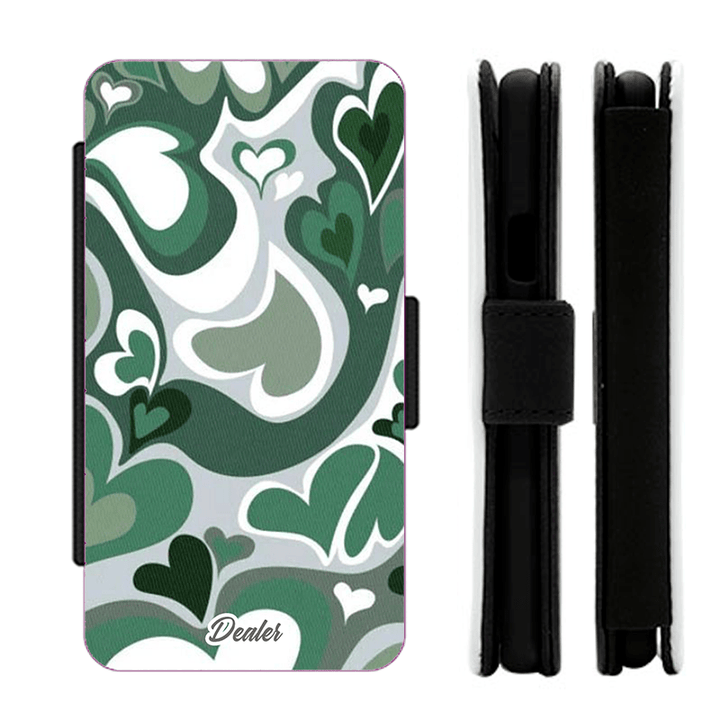 Dealer de coque Etui Love Etui Multicoeur Vert