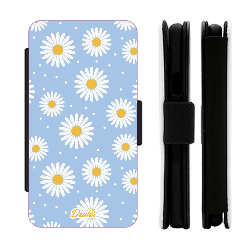 Dealer de coque Etui Fleurie Etui Retro Bleu Floral