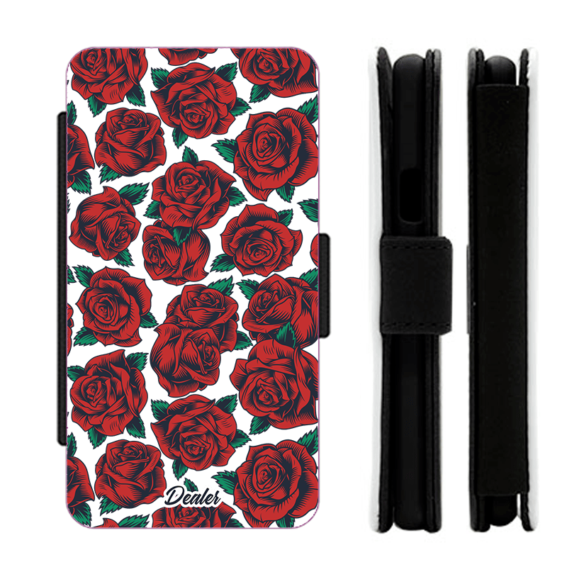 Dealer de coque Etui Fleurie Etui Roses rouges