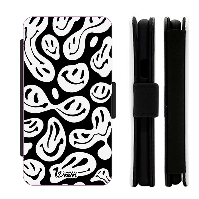 Dealer de coque Etui Jeune Etui Smiley Noir