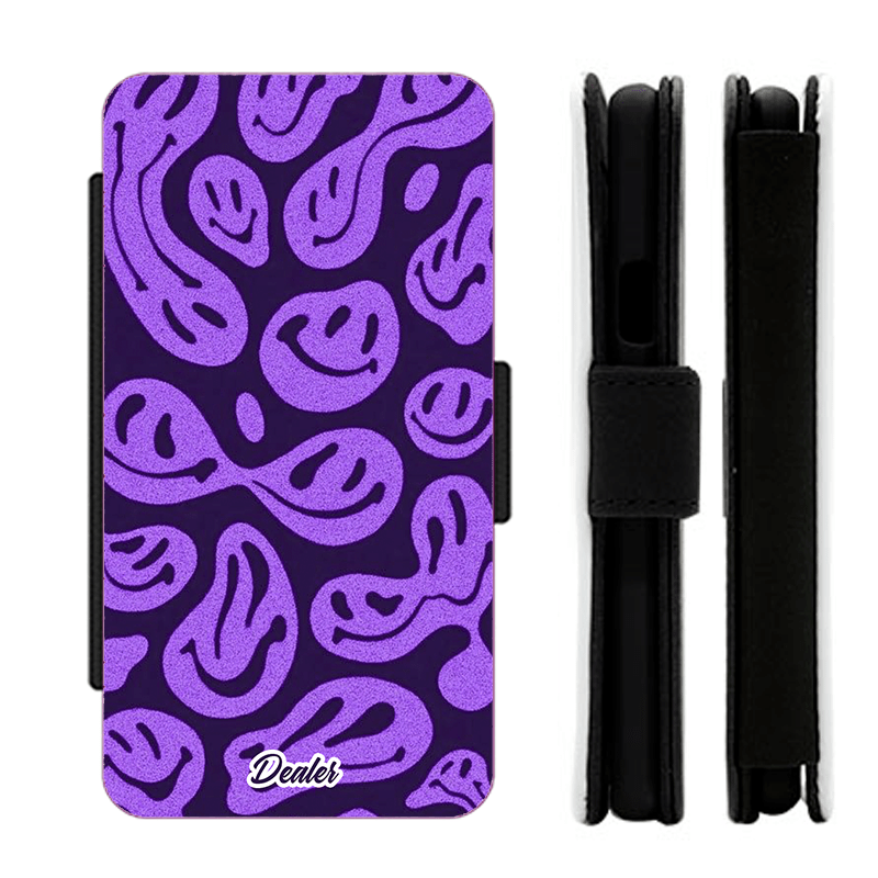 Dealer de coque Etui Jeune Etui Smiley Violet