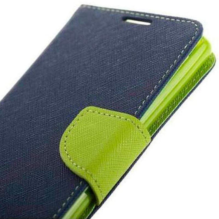 Dealer de Coque Etui basique Housse à clapet Mercury Bleue et verte