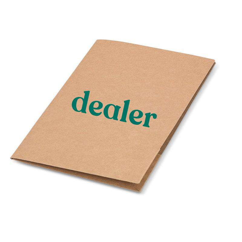 Porte document carton personnalisé Atelierdudealer Pochette en