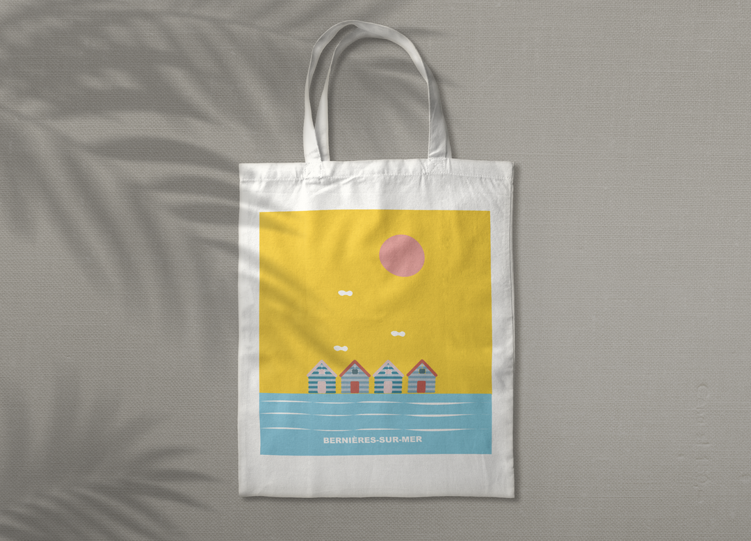 Tote bag BERNIERES SUR MER Côte de Nacre G/m Atelier Du Dealer